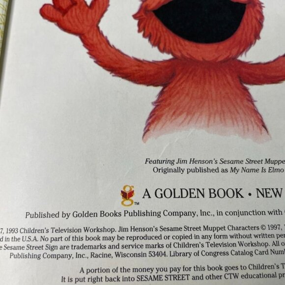 Elmo Little Golden Book Sesame Street Series Set 2 Childrens Stories u - Picture 11 of 14